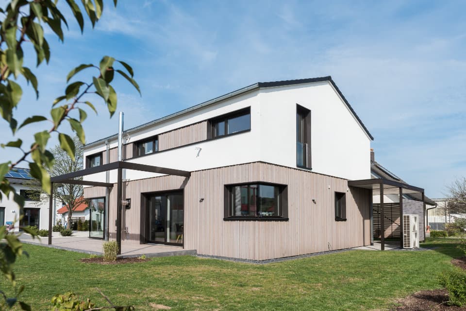Frammelsberger Holzhaus Musterhaus, Ansicht 1