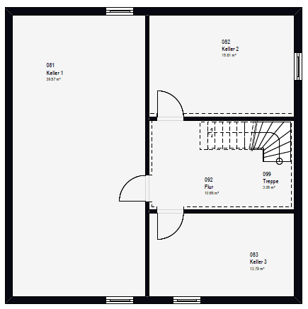massa haus Musterhaus, Ansicht 3