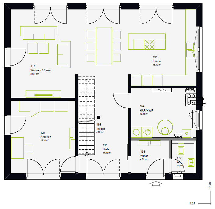 massa haus Musterhaus, Ansicht 1