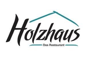 Logo Holzhaus, das Restaurant im Musterhauszentrum